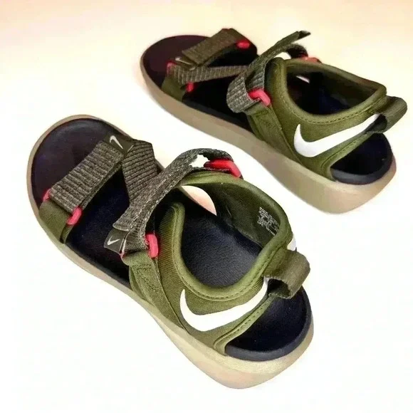 Nike Men’s Vista Sandal Rough Green/wolf Grey Strap Size-6 - Picture 8 of 11